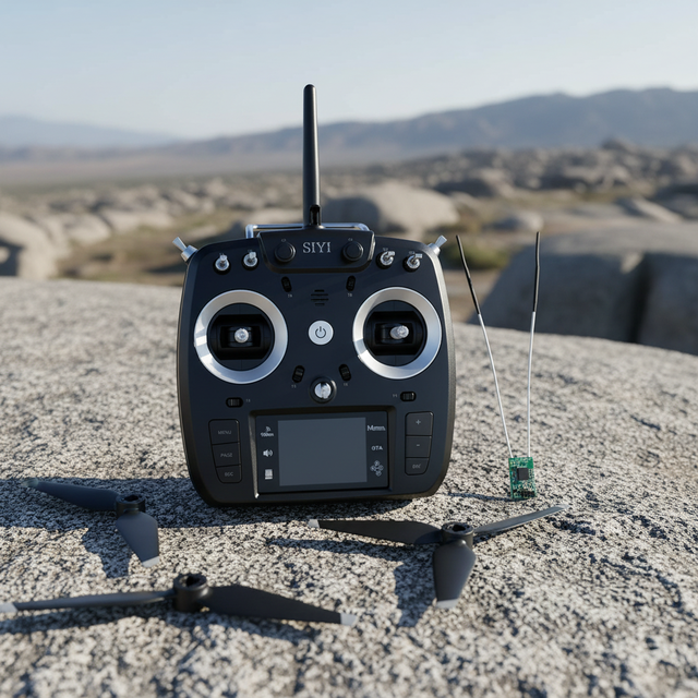 SIYI FT24 2.4GHz 12CH 15KM Long Range Video Transmitter with FR/FR Mini OTA Receiver for Aircraft FPV Ships & Cars