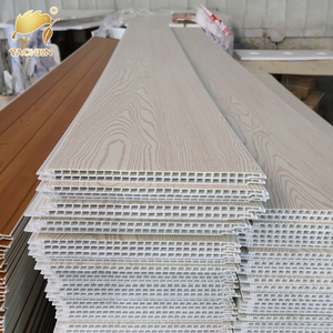 Paneles de Techo de PVC de Alta Calidad, Diseño Moderno, Impermeables, con Aspecto de Madera Blanca, <span class=keywords><strong>para</strong></span> <span class=keywords><strong>Interiores</strong></span> - Product Image 1