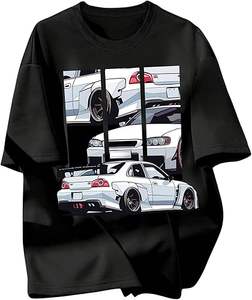 เสื้อยืดโอเวอร์ไซส์สไตล์วินเทจยุค 90 สำหรับผู้ชายและผู้หญิง เสื้อยืดเท่ๆ พิมพ์ลายกราฟิก เสื้อยืดลำลอง สตรีทแวร์สำหรับฤดูร้อน - Product Image 1