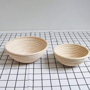 Banneton rond en rotin panier d'épreuvage brotform pain levant bannetons paniers de fabrication de pain premium - Product Image 5