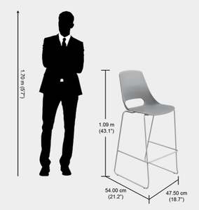 Silla de Diseño Moderno Shine Elevate Leaf Green SM6 HS1 PCK1 - Product Image 1