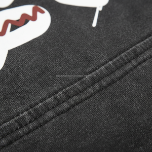 Chemises de smoking pour hommes à épaules tombantes, coupe oversize, 100% coton satiné tricoté, décontractées d'été, sans col, respirantes, séchage rapide, personnalisables - Product Image 5