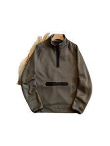 2026 Custom Washed Half-Zip Sweatshirt – Unisex Raglan Sleeve Loose Fit <b>Pullover</b>, Streetwear Sports Hoodie <b>for</b> <b>Men</b> - Product Image 4