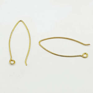 5 Pairs Copper V Shape <b>Earring</b> <b>Hooks</b> 18K Gold Silver & Rose Gold Plated DIY Feature E-Coated Jewelry Findings Packed in Bag - Product Image 3