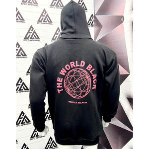 Sudaderas con Capucha y Cuello Redondo para Hombre, de Alta Calidad, Estilo Urbano, Estampado Puff, 100% Algodón, Corte Regular, Felpa Francesa, 420G, Logotipo Personalizado - Product Image 2