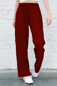 Servicios OEM Mujeres Streetwear Slim Fit Señoras Pantalones de alta calidad Casual Cintura alta Color sólido Pantalones de las mujeres - Product Image 2