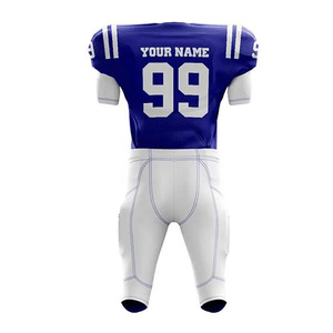 Uniforme de football américain à séchage rapide pour hommes, uniforme de football américain à quantité minimale de commande bas - Product Image 3