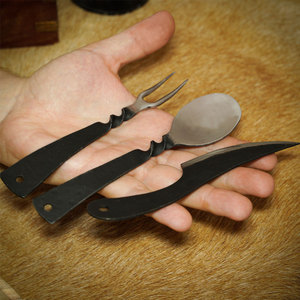 Ensemble de couverts médiévaux de trois pièces sur mesure de dernière conception pour l'extérieur/ensemble de couverts de couleur personnalisée de haute qualité - Product Image 5