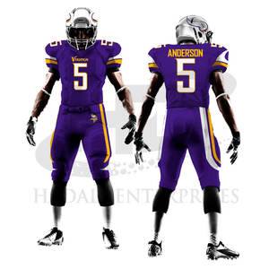 ชุดอเมริกันฟุตบอลแบบแห้งเร็วพร้อมโลโก้สั่งทำ ชุดอเมริกันฟุตบอลผลิตอย่างมืออาชีพ - Product Image 2