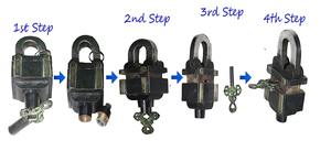 Cadenas antivol résistant aux intempéries pour la maison et le bureau cadenas à clés multiples vente en gros - Product Image 3