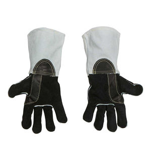 Gants de sécurité en cuir de vache fendu résistants au feu avec logo personnalisé Gants de protection pour le soudage à la main Gants de travail pour le soudage ignifuges - Product Image 2