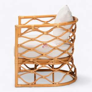 Rotin tissé de haute qualité balcon jardin fait à la main rotin canne chaise rotin meubles fleur chaise longue au meilleur prix du marché - Product Image 4