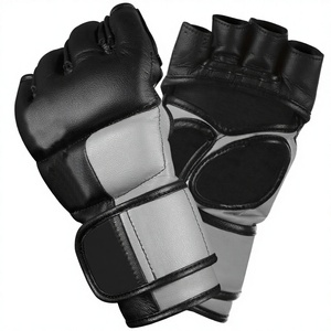Guantes de Boxeo MMA para Adultos de 8-16 OZ, Color Personalizado, Cierre con Cordones, Transpirables, de Cuero PU que Absorbe la Humedad, para Entrenamiento de Artes Marciales - Product Image 2