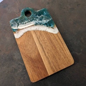 Planche à découper rectangulaire en bois personnalisée écologique en gros avec logo, accessoire de cuisine à domicile, fait à la main - Product Image 6