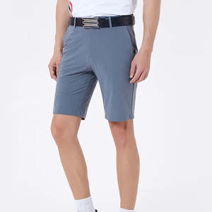 Short de golf personnalisé de style urbain pour hommes, décontracté, confortable 100% polyester, séchage rapide, respirant, motif solide, Sports de plein air - Product Image 3