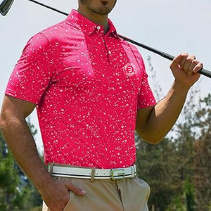 Polo de golf pour homme de qualité supérieure, matière douce, col classique, vêtements de sport décontractés, polo de golf - Product Image 2