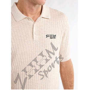 Camisa Casual para Hombre, Transpirable, de Manga Corta, Antiarrugas, con Textura, Bordada, de Poliéster/Algodón, con Estampado Digital - Product Image 5