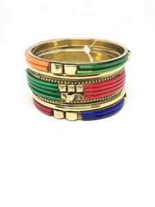 High Quality Newest Design Women <b>Bangle</b> <b>Set</b> Multi Color Brass <b>Bangle</b> <b>Set</b> for Wedding Party Anniversary - Product Image 3