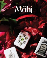 Juego de Fichas de Mahjong Americanas de Acrílico Personalizadas con Diseño de Halloween, Gótico, Vampiro, Boca de Serpiente, Calavera, Telaraña