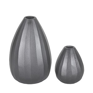 Florero de Metal gris moderno, maceta de fundición de aluminio de mejor tamaño, decoración del hogar, comedor, dormitorio, vacaciones de Navidad - Product Image 1