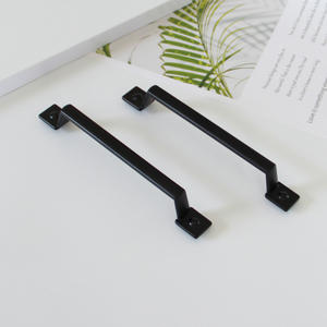 Poignées de meuble et tirants de tiroir modernes en alliage de zinc noir mat de style mid-century – Durables et écologiques pour cuisine, chambre et salon - Product Image 4