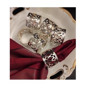 แหวนรองผ้าเช็ดปากโลหะสวยงาม ของตกแต่งโต๊ะอาหารระดับพรีเมียม ทำด้วยมือ ที่วางผ้าเช็ดปากสำหรับรับประทานอาหาร ใช้ซ้ำได้ อุปกรณ์เสริมสำหรับการจัดโต๊ะอย่างมีระดับ - Product Image 6