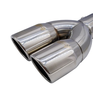 Terminale rotondo diametro 63mm a doppia inclinazione in acciaio inox - Product Image 5