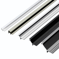 Protections d'angle en alliage d'aluminium, protection d'angle mural, décoration, noir, lot de 10 protections d'angle