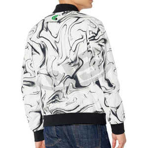 Service OEM Blouson d'aviateur pour hommes Blouson d'aviateur de haute qualité couleur unie manches fermeture éclair vêtements d'extérieur de style rue vêtements d'hiver - Product Image 6