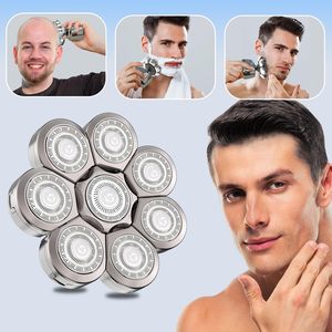 Cabezal de Repuesto para Afeitadora Rotativa Eléctrica USB, para Cara y Cuerpo, Cabeza Calva, Barba y Recortadora de Pelo, Accesorio Impermeable y Lavable - Product Image 1