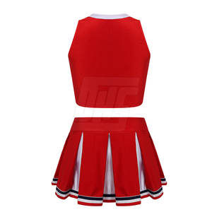 Classic Two Piece Cheer Set <b>Uniform</b> With Custom Color Options For Team Coordination <b>Cheerleading</b> <b>Uniform</b> - Product Image 2