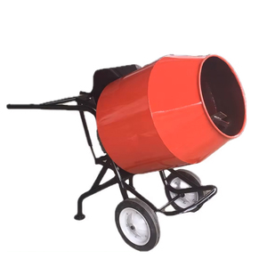 Meilleur prix de vente Mini bétonnière portable avec 2 roues de transport facilitant le déplacement sur le site - Product Image 3