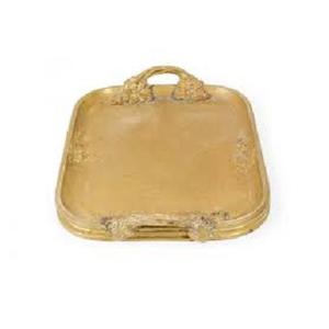 Wholesale Luxurious Food Serving Brass <b>Tray</b> Metal Copper Brass Storage <b>Jewelry</b> Cosmetic Vanity <b>Tray</b> Stainless Steel Serving <b>Tray</b> - Product Image 1