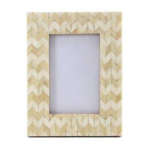 Cadre photo incrusté d'os de style animal de qualité supérieure artisanat naturel pour la décoration de la maison - Product Image 2