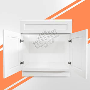 Lavabo da <span class=keywords><strong>bagno</strong></span> agitatore bianco pronto per il montaggio da rimodellamento con porte Soft-Close V3021 W30 "* H34 1/2" * D21 "<span class=keywords><strong>senza</strong></span> piano di lavoro - Product Image 2