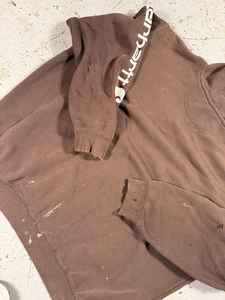 Sweat-shirt à capuche pour homme personnalisé, lavage à l'acide, surdimensionné, impression sur écran, coupe ample, sweat-shirt délavé pour homme, vente en gros de sweat-shirts personnalisés - Product Image 4