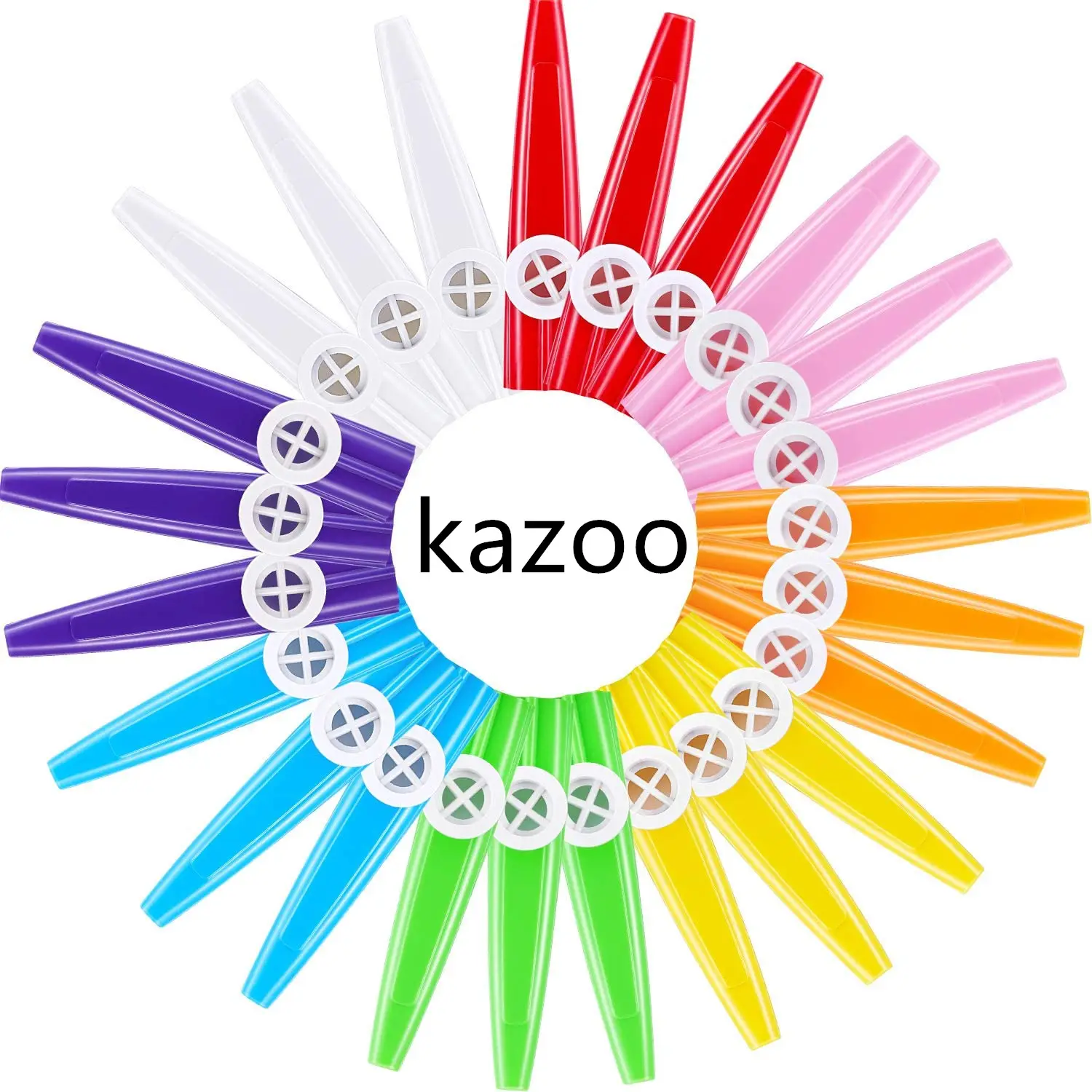 Kazoo เครื่องดนตรีของเล่นพลาสติก,ขลุ่ย Kazoo สำหรับเด็กผู้ใหญ่