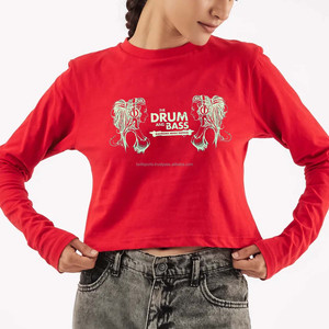 Customizable 2026 Women's O-Neck <b>Crop</b> <b>Top</b> T-Shirt High Quality Slim Sport Lightweight Casual Eco-Friendly Quick Dry Breathable - Product Image 2