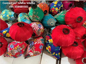 Faroles de Bambú Ecológicos con Forro de Ratán y Diseño Floral Pintado para Uso en Interiores y Exteriores, Decoración de Año Nuevo y Bodas - Product Image 6