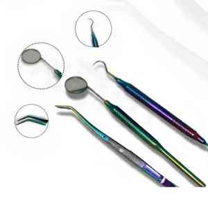 ชุดตรวจฟันชุดตรวจ3ชิ้นชุดเครื่องมือทันตกรรม - Product Image 2