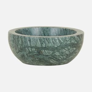 Cuenco para servir de mármol macizo con un diseño minimalista refinado perfecto para una decoración elegante del hogar y del restaurante - Product Image 1