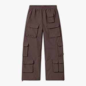 กางเกงวอร์มทรงขากว้างผ้าไนลอนสำหรับผู้ชายกันลมน้ำหนักเบากันลมสำหรับบุรุษกางเกงวอร์มสไตล์วินเทจออกแบบได้ตามต้องการ - Product Image 6