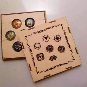 Vente en gros de cristaux de guérison naturels ensemble de sept chakras pour la thérapie Reiki Yoga méditation protection disponible au prix d'exportation - Product Image 5