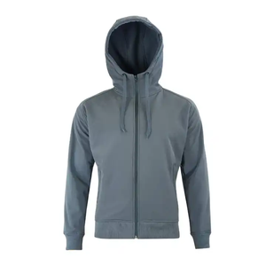 Venta al por mayor de ropa de calle para hombres peso pesado Sudadera con capucha de gran tamaño sin cuerda desgastado lavado ácido vintage de talla grande para el invierno - Product Image 2