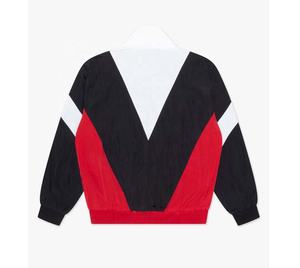 ชุดวอร์มกันลมสำหรับผู้ชาย ผ้าไนลอน 100% สีดำ แบบสองชิ้น ชุดออกกำลังกาย ระบายอากาศได้ดี มีซิป ทรงปกติ - Product Image 3