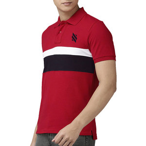 Venta al por mayor de algodón de primera calidad para camisetas de polo de talla grande estilo casual con contraste de color transpirable mejor material - Product Image 2