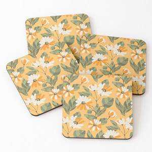 Revestidores de madera multicolor con posavasos impresos para servir té, Juego de 4 piezas, utensilios de cocina, superventas, suministros de cocina, mantel individual - Product Image 4