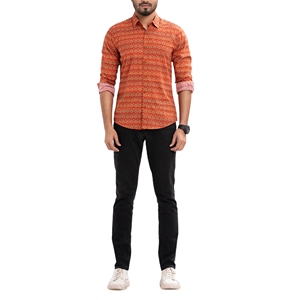 Chemise d'été en coton imprimé à boutons Popeline florale anti-rides respirante pour les vacances tropicales Service OEM de plage - Product Image 5