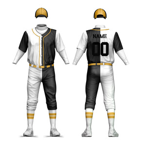 2025 Wholesale Men <b>Baseball</b> Uniform Custom Team Outfit Full <b>Set</b> Quick Dry Fabric Sublimated Sportswear OEM Manufacturer - Product Image 3