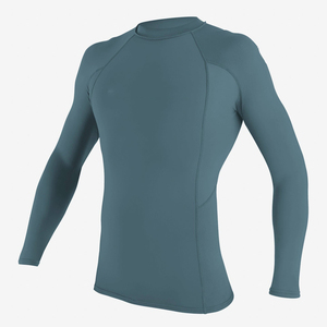 Chemise de compression à manches longues pour homme, tricotée, confortable, respirante, séchage rapide, style décontracté pour les vacances - Product Image 1